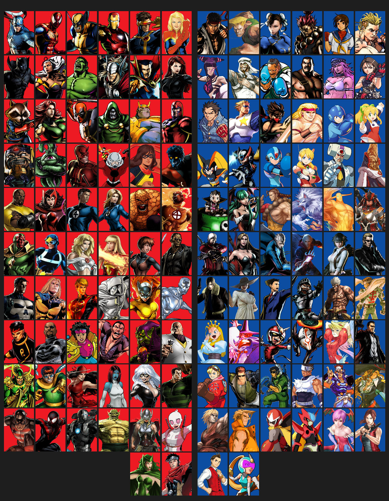 MVC4 Concept Roster by epicsonicfanpeteryt on DeviantArt