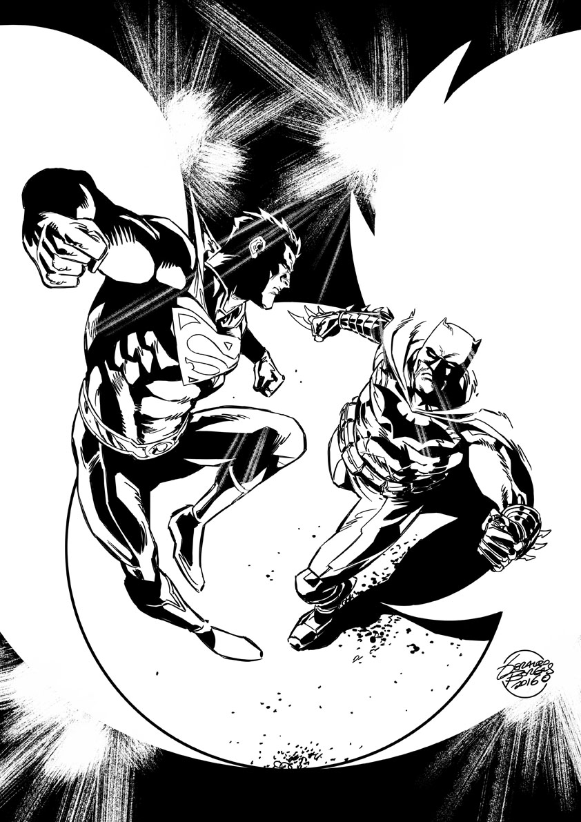 Batman V Superman/BW Logo Batman V Superman/BW Logo