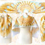 Golden Wings silk scarf - for sale!