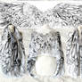 Angelic Wings silk scarf