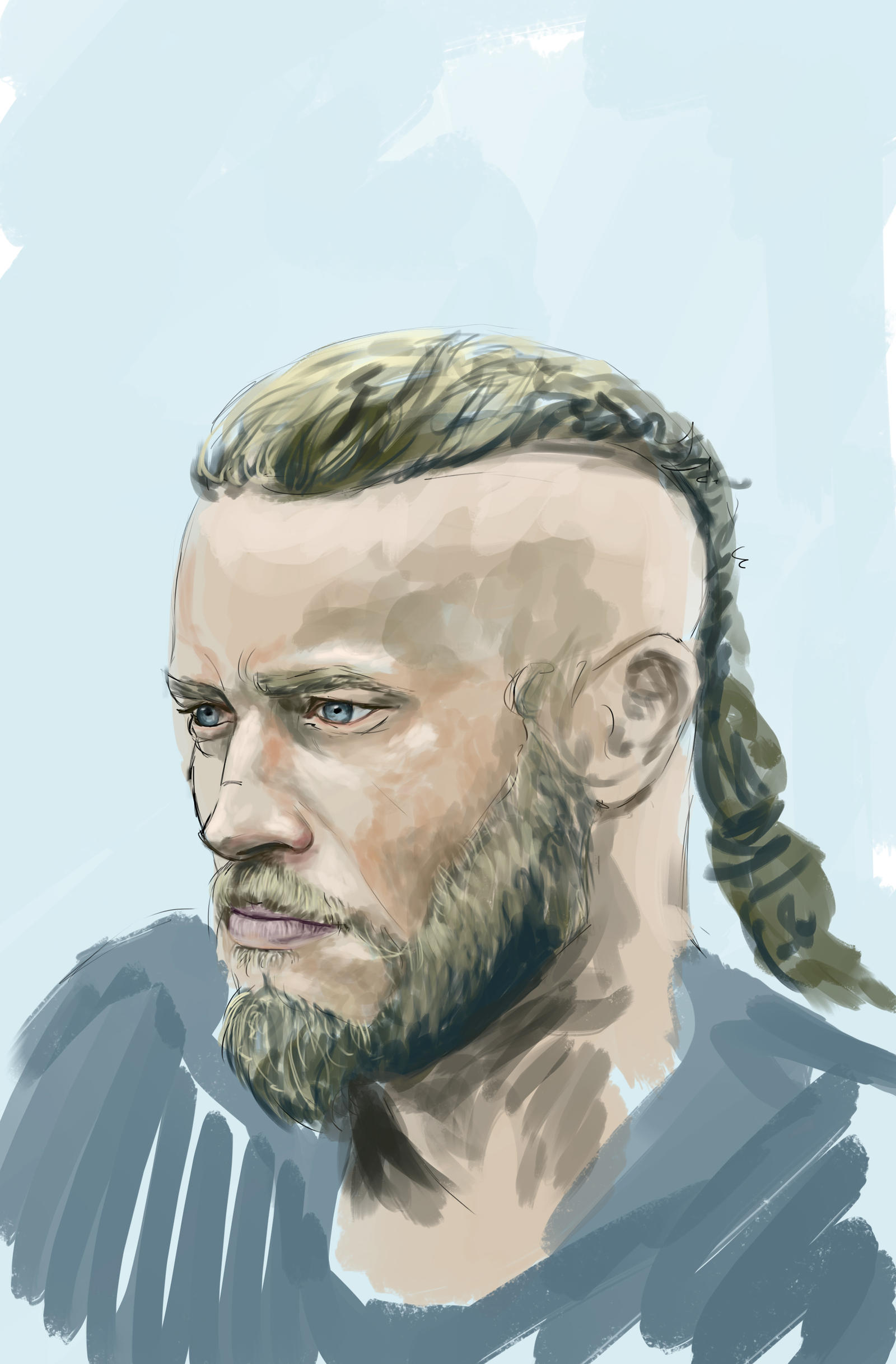 Old Ragnar Render Ragnar sketch by HazelTheHobbit on DeviantArt