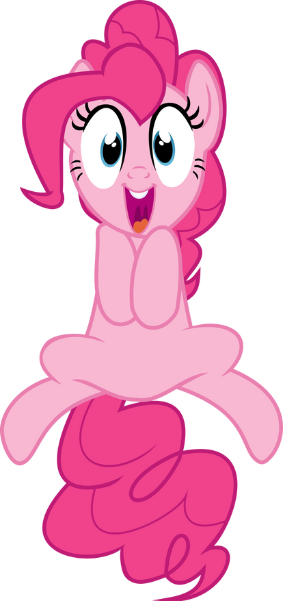 Mlp Vector Jump Pinkie Pie Jump Vektor
