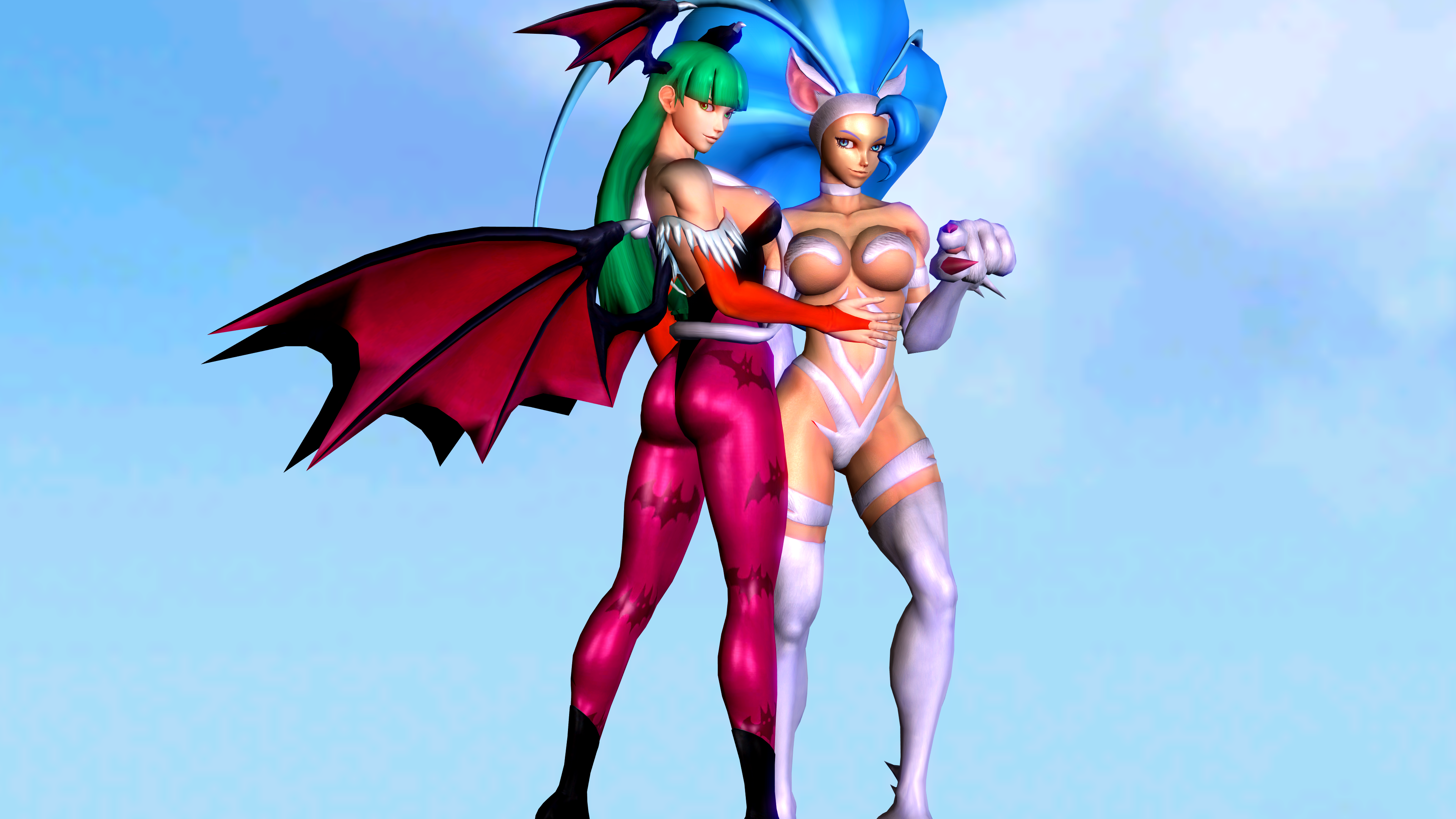 Darkstalkers (2a - Felicia and Morrigan)