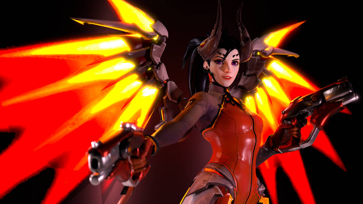 Overwatch (17 - Devil Mercy B) by AdeptusInfinitus on DeviantArt.