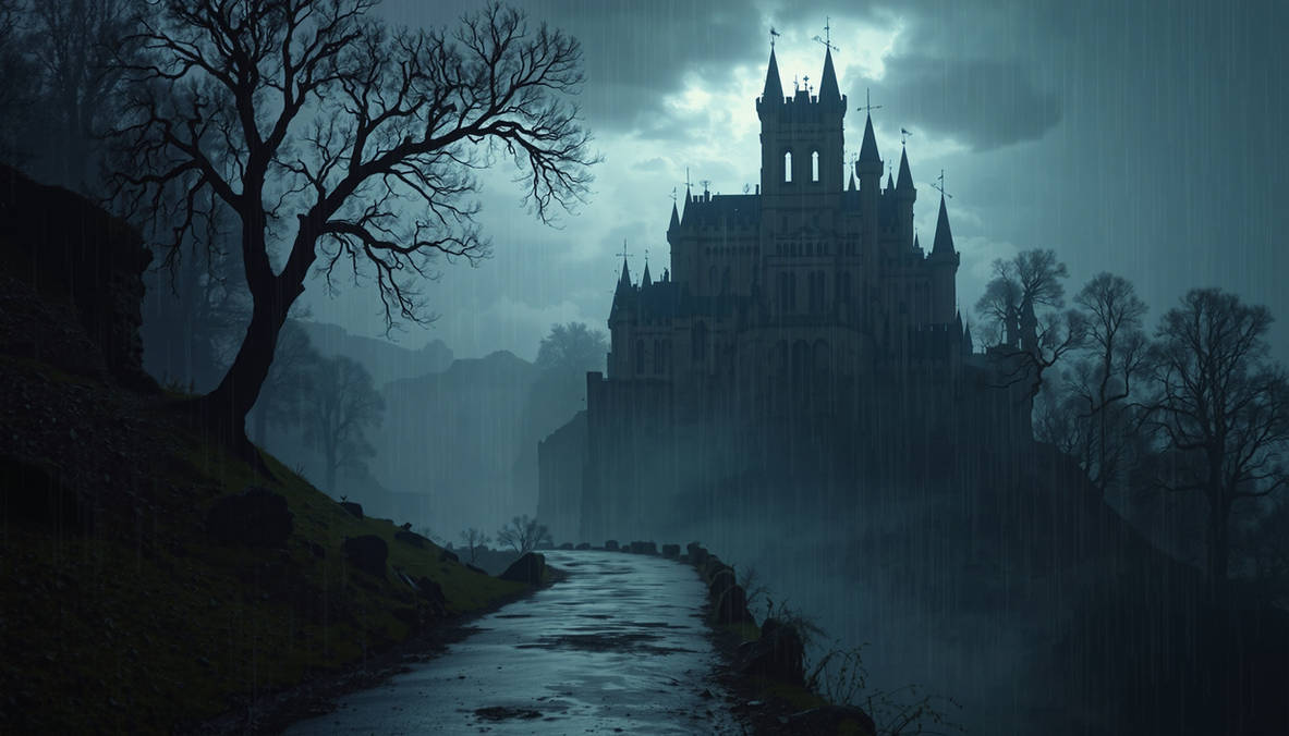 Castle rain by JoannaDark999 on DeviantArt