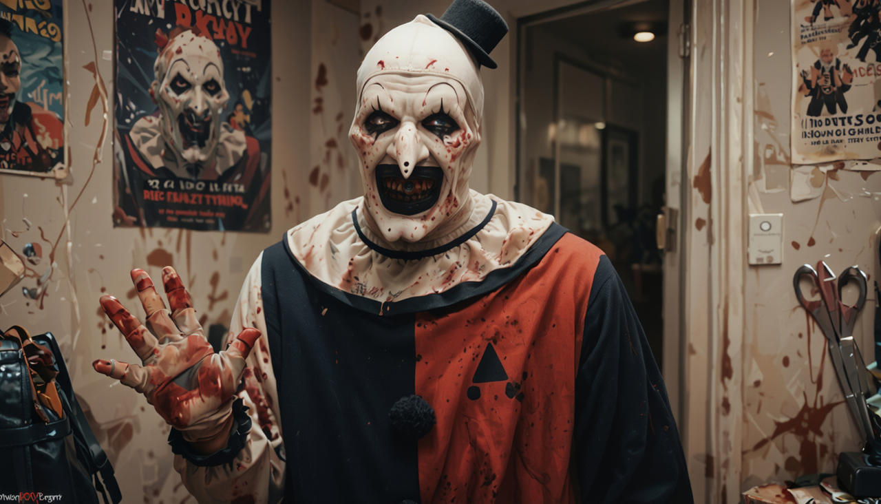 Art the clown terrifier by JoannaDark999 on DeviantArt