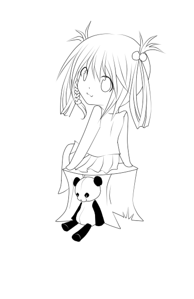 chibi lineart