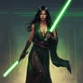 Female jedi knight.