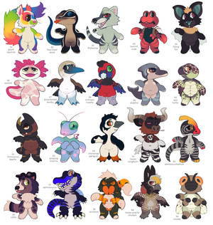 second 20 chibi adopts - open