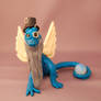 Mr.Monocle Polymer Clay Dragon Figurine