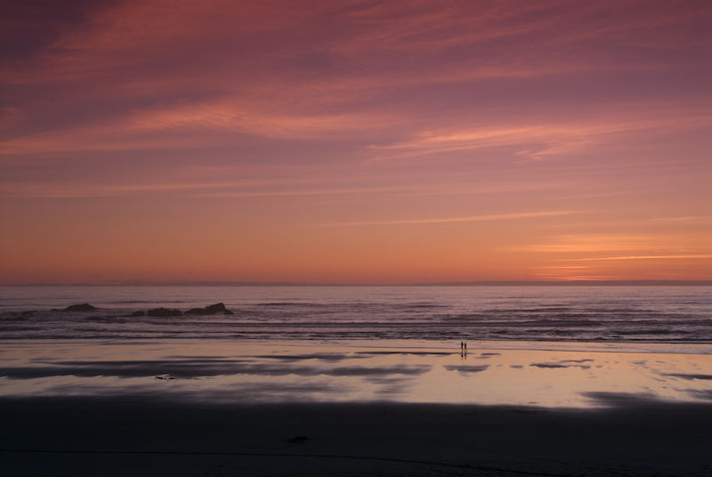 Kalaloch beach sunset