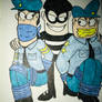 GID 5/6 The Cops Tied up by Shifty from Crime Time