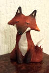 Little clay fox by Nachan