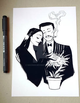 Gomez and Morticia