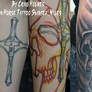Cross skull cover up by Craig Holmes
