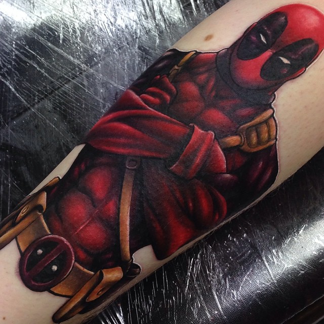 marvel character tattoo