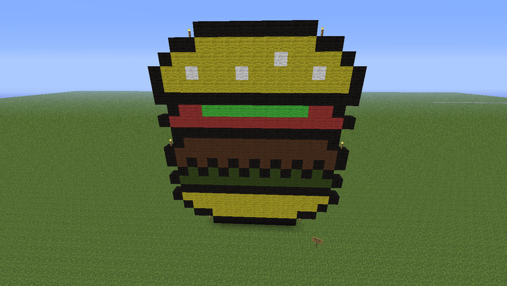 Minecraft Hamburger Build at Edna Mondragon blog