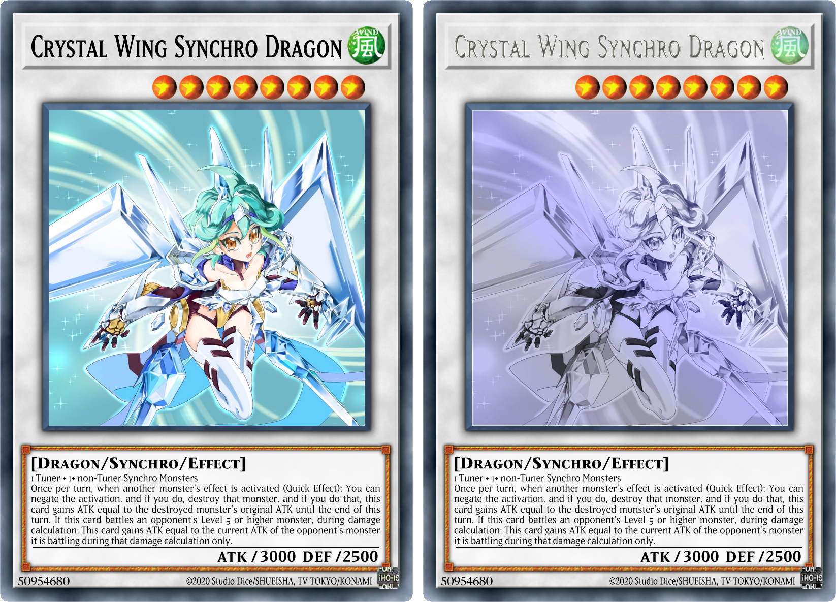 Crystal Wing Synchro Dragon Rin By Dragonrikazangetsu On Deviantart