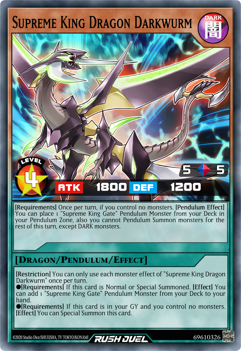 Supreme King Dragon Darkwurm Rush Duel By Dragonrikazangetsu On Deviantart Supreme King Dragon Darkwurm Rush Duel By Dragonrikazangetsu On Deviantart