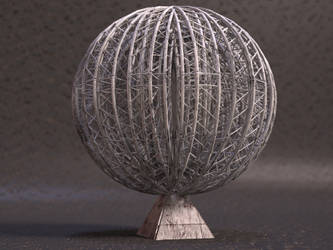 Truss Sphere Sculpture