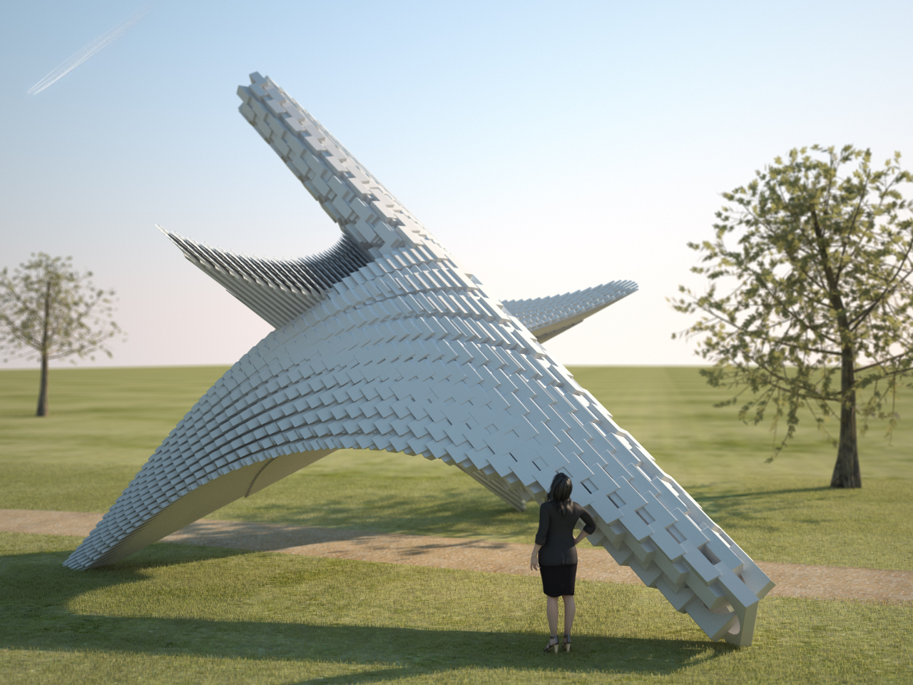 Spatial Curve Monument