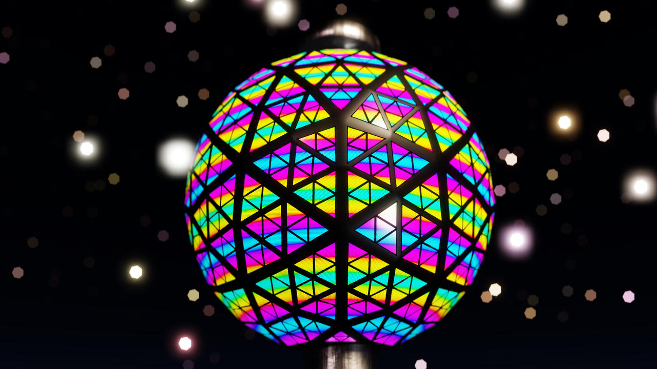 HAPPY NEW YEAR! Blender Animated Ball Drop by LuxXeon on DeviantArt