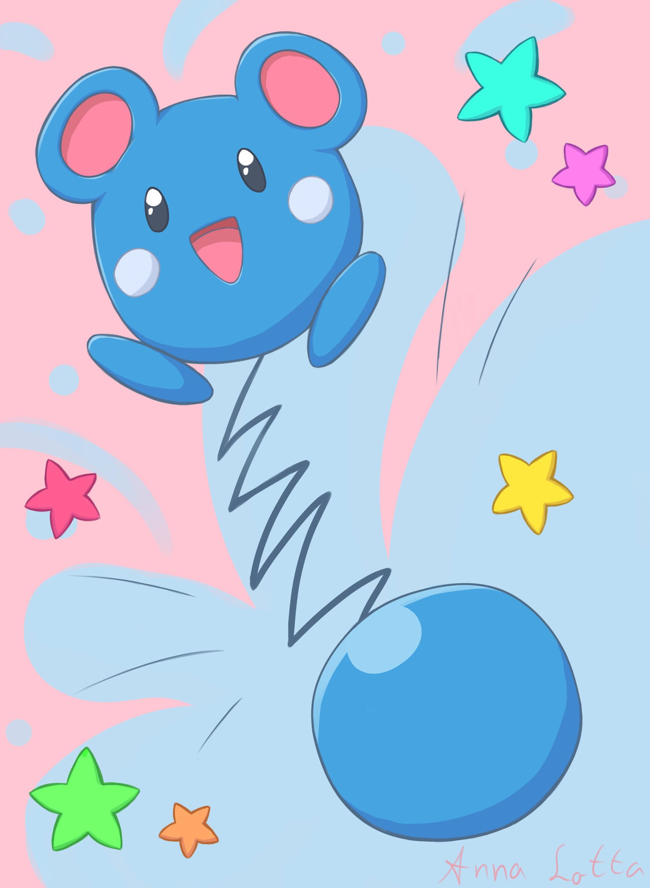 Azurill Pokemon Rimble Pokemon - Azurill by Anna-Lotta on DeviantArt