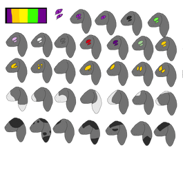 Eye Chart Face Marking Guide by DEAFHPN