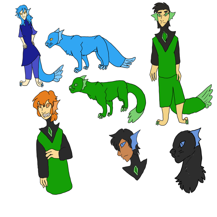 Merfolk concepts by DEAFHPN on DeviantArt