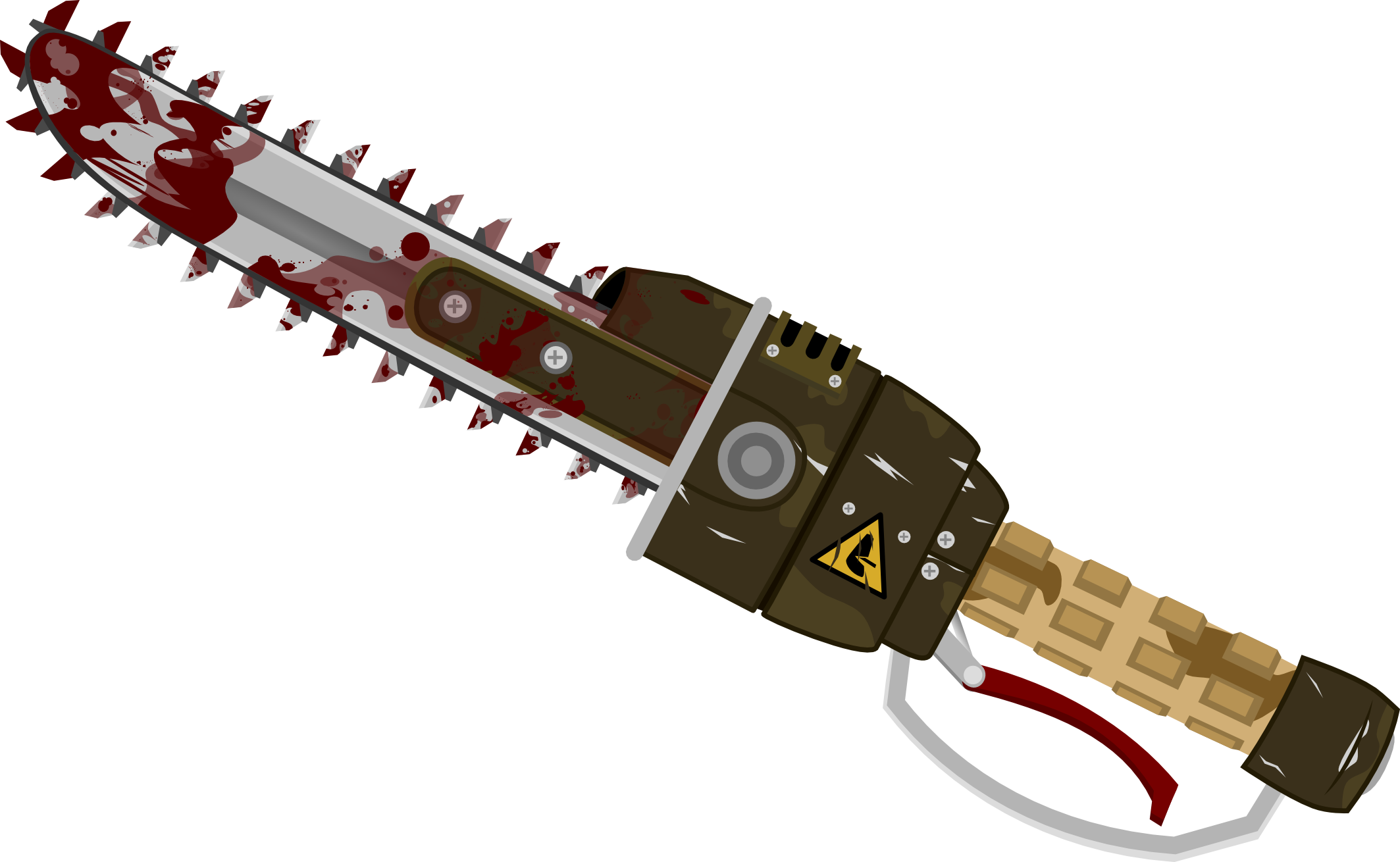 Fallout Equestria Weapons - Ripper by Skrollz on DeviantArt
