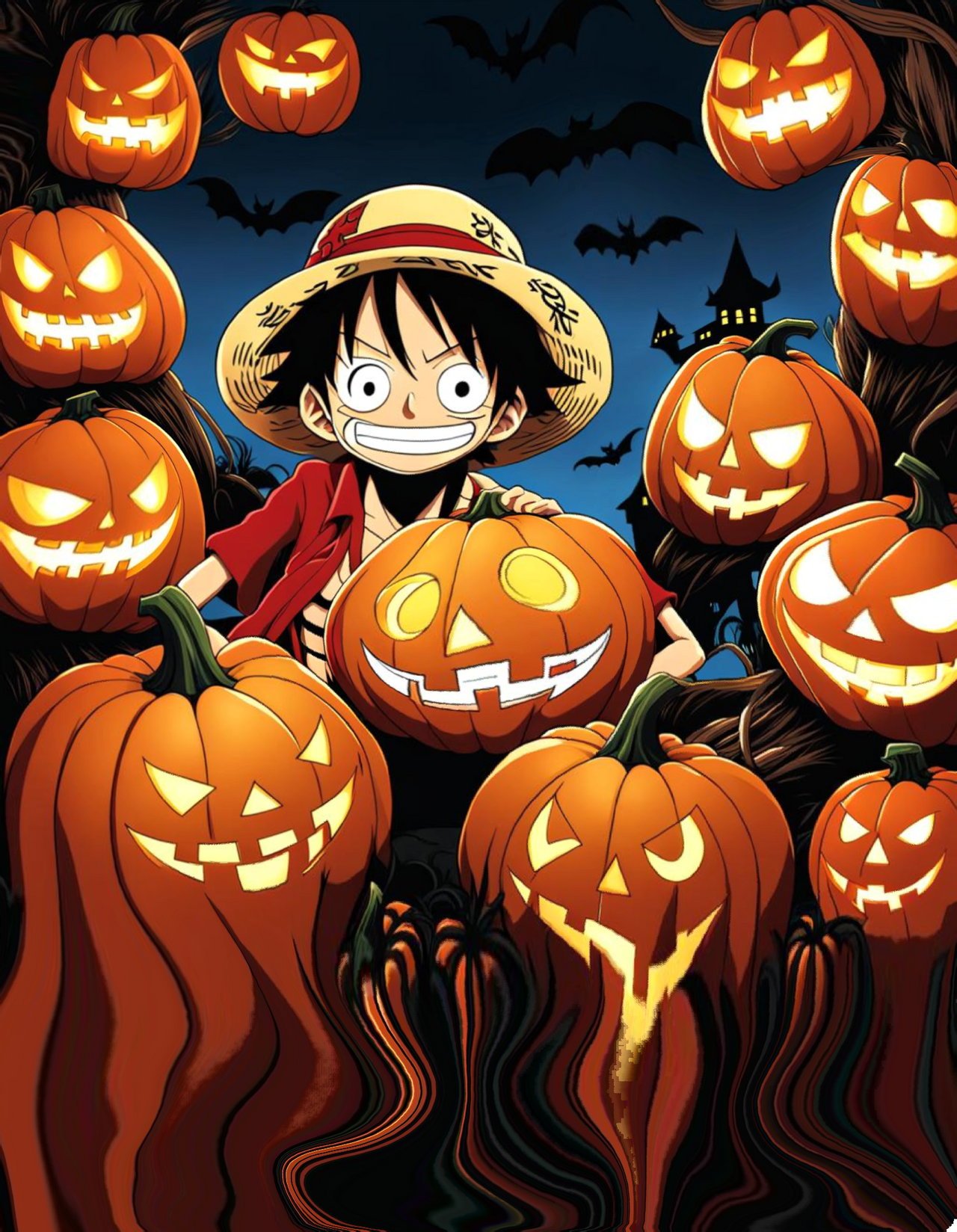 One Piece pumpkin carving #onepice #onepieceanime #onepieceluffy