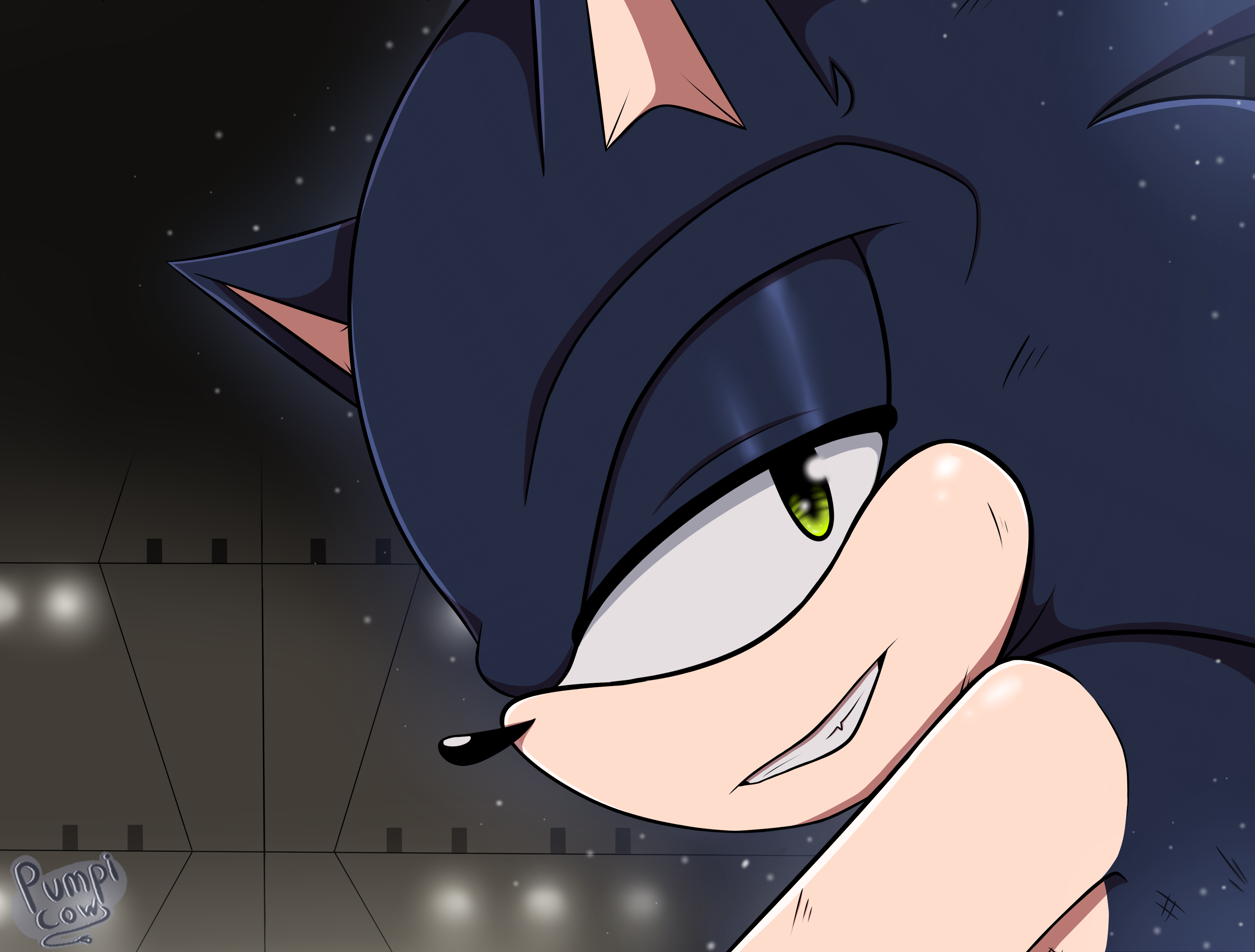 Dark Sonic (Sonic X Redraw) by Sonicgirlfriend65 on DeviantArt