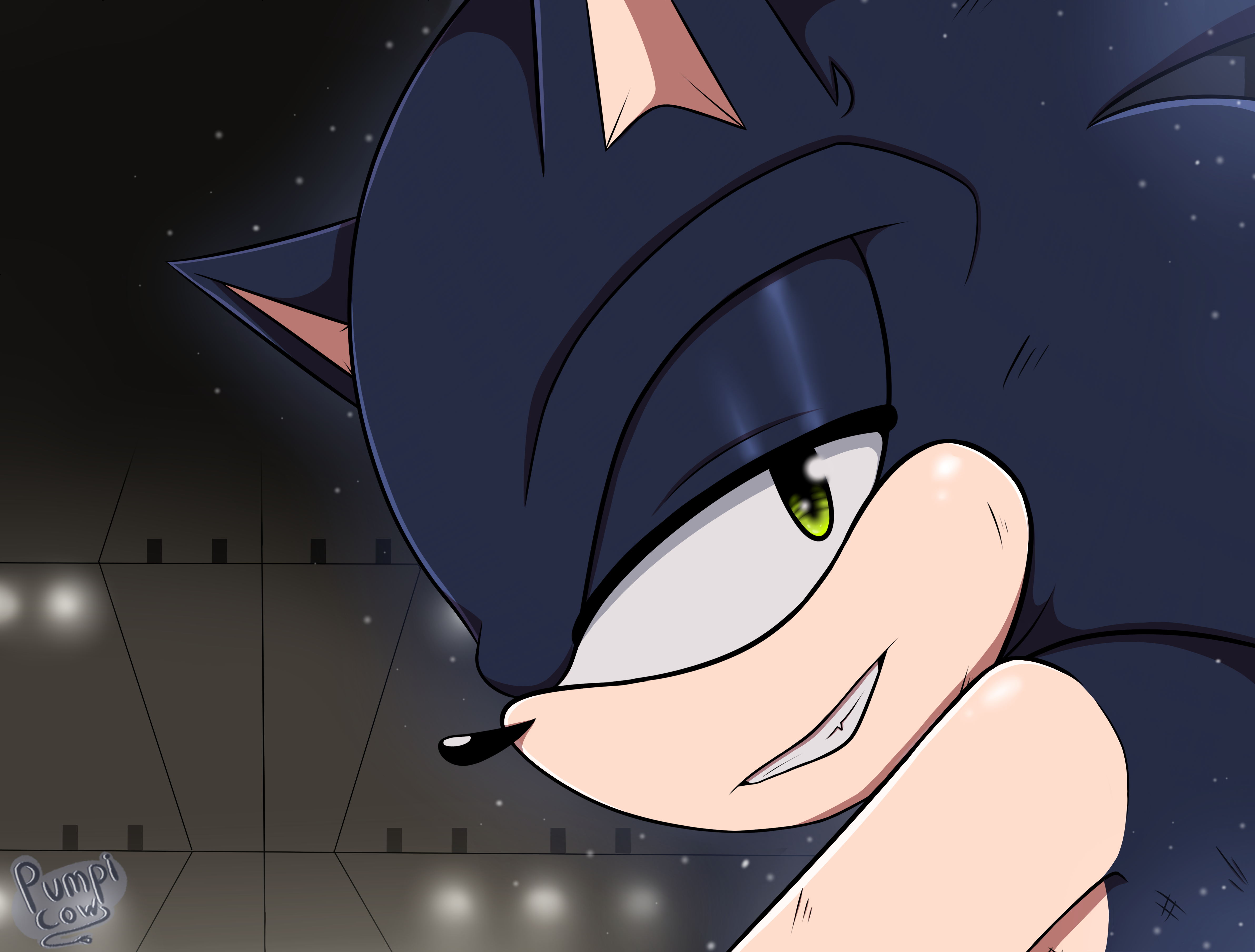 Dark Sonic Fanart by serandres -- Fur Affinity [dot] net