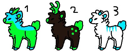 Deer adopt (1/3 open)