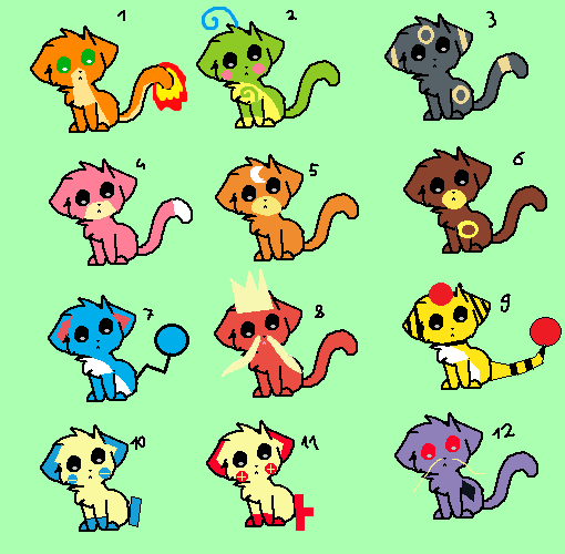 Poke-cats adoptables (12/12 OPEN)