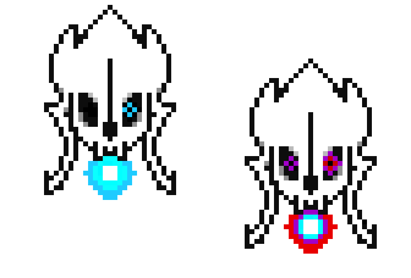 Color Gaster Dust Sans Gaster Blaster And Normal Gaster Blaster by SansFromOhio on ...