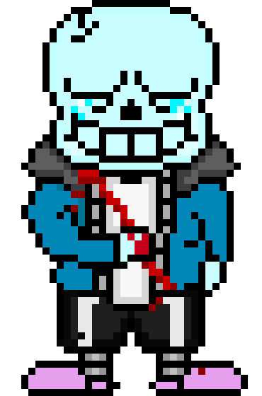 Sans pixel art release by lettuce-boi on DeviantArt