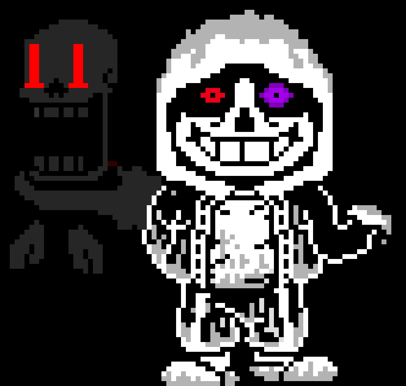 dust sans, Pixel Art Maker