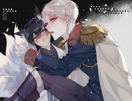 APH - Prussia and Kitsune Japan