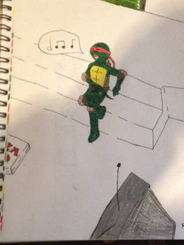 Raph Singing to Spike