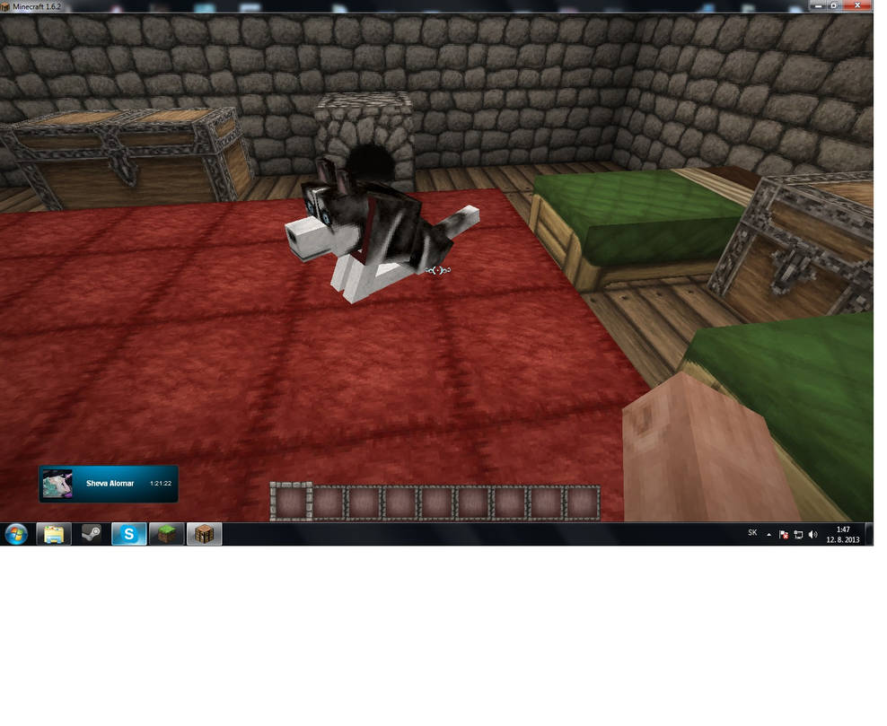 Minecraft Husky Mod Husky in minecraft by shevakitty on DeviantArt