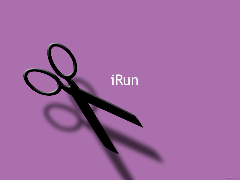 iRun with scissors