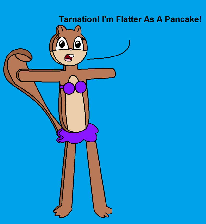 Sandy Cheeks Flattened by Shiyamasaleem on DeviantArt