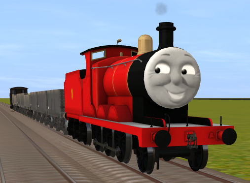 James Pulling A Goods Train by Shiyamasaleem on DeviantArt
