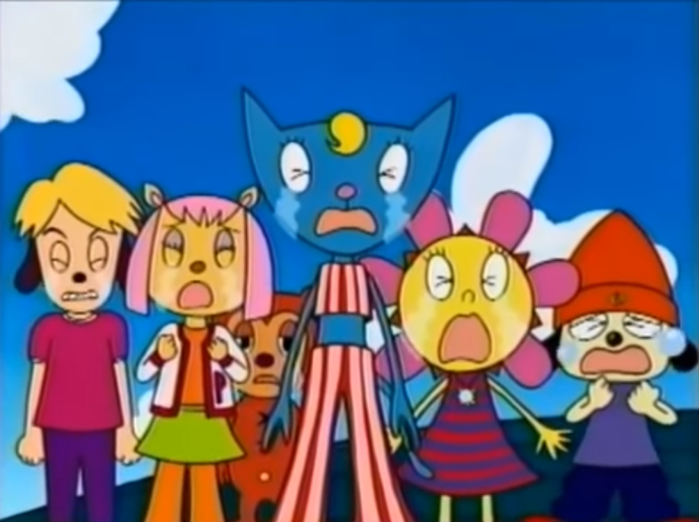 (Screenshot) Parappa And Friends Crying by Shiyamasaleem on DeviantArt