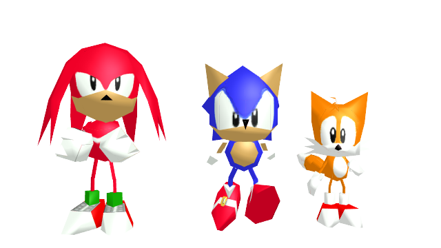 MMD Release: Sonic R Character Model Pack by Shiyamasaleem on DeviantArt