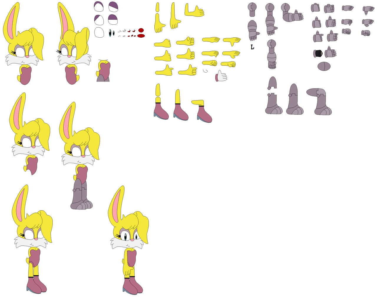 Buns Rabbot Archie Bunnie Rabbot (Archie Design) Character Builder by Shiyamasaleem on ...