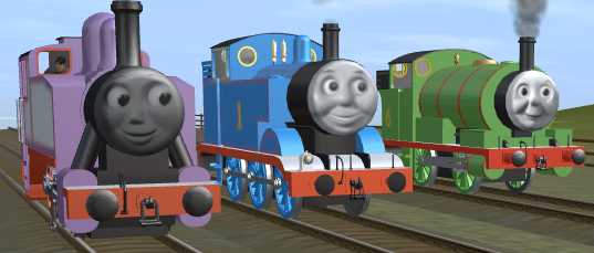 Thomas, Rosie And Percy (SI3D 2006 Style) by Shiyamasaleem on DeviantArt