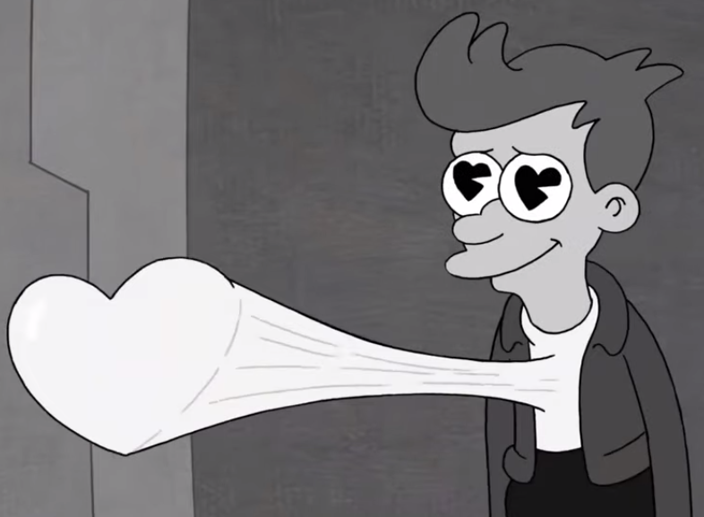 (Screenshot) Phillip J Fry Being Lovestruck by Shiyamasaleem on DeviantArt