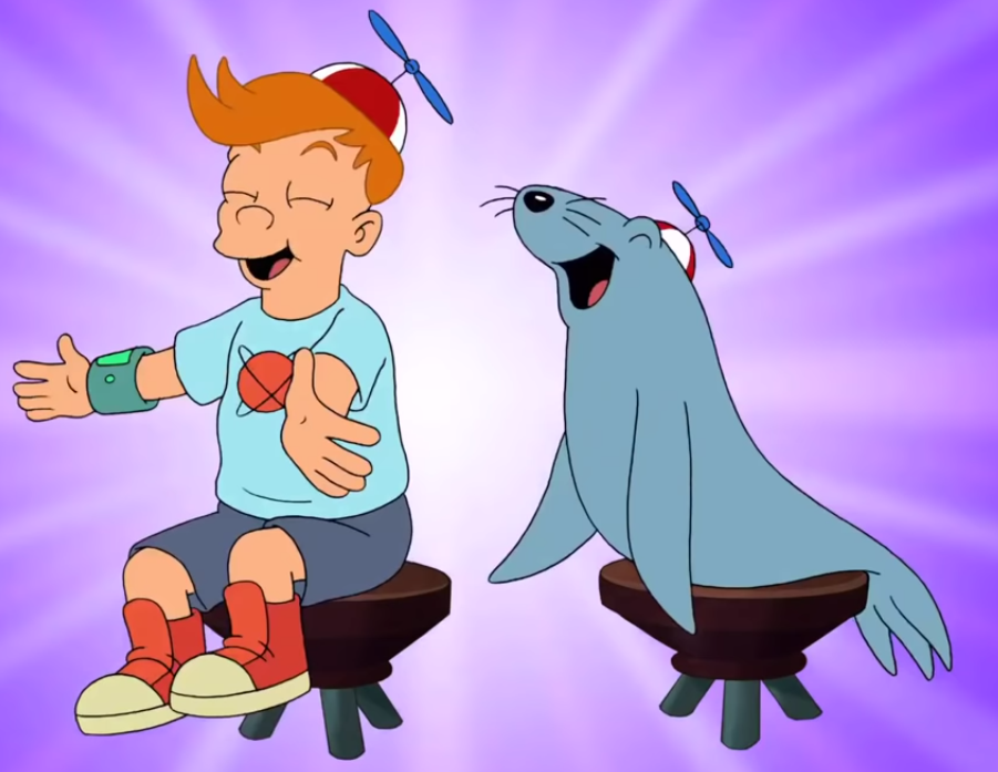 Cubert Character (Screenshot) Cubert Farnsworth And A Seal by Shiyamasaleem on DeviantArt